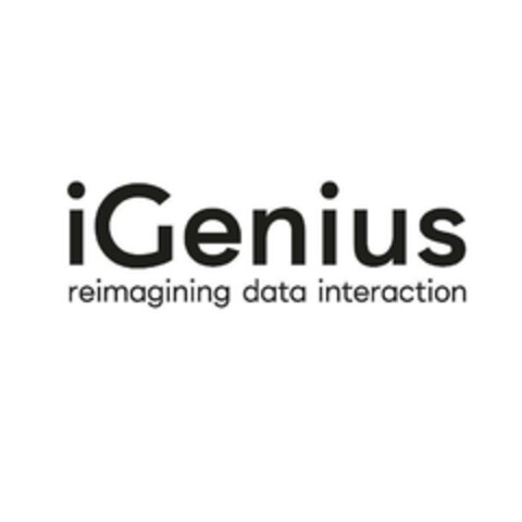 iGenius reimagining data interaction Logo (EUIPO, 28.02.2020)