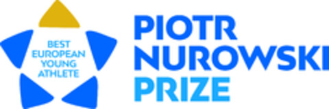 PIOTR NUROWSKI PRIZE - BEST EUROPEAN YOUNG ATHLETE Logo (EUIPO, 04/30/2020)