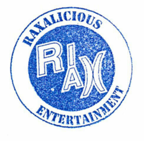 RAXALICIOUS ENTERTAINMENT RIX RAX Logo (EUIPO, 12.07.2002)