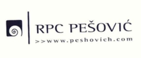 RPC PESOVIC >> www.peshovich.com Logo (EUIPO, 03/11/2004)