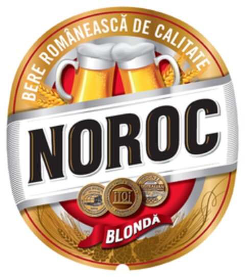 NOROC, BERE ROMÂNEASCĂ DE CALITATE, BLONDĂ Logo (EUIPO, 27.05.2011)