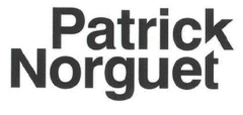 PATRICK NORGUET Logo (EUIPO, 16.03.2012)