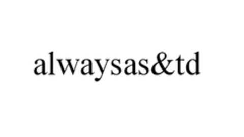 alwaysas&td Logo (EUIPO, 01/15/2014)