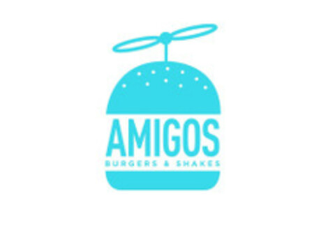 AMIGOS BURGERS & SHAKES Logo (EUIPO, 27.08.2014)