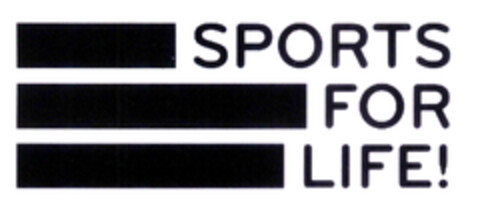 SPORTS FOR LIFE! Logo (EUIPO, 04.01.2016)