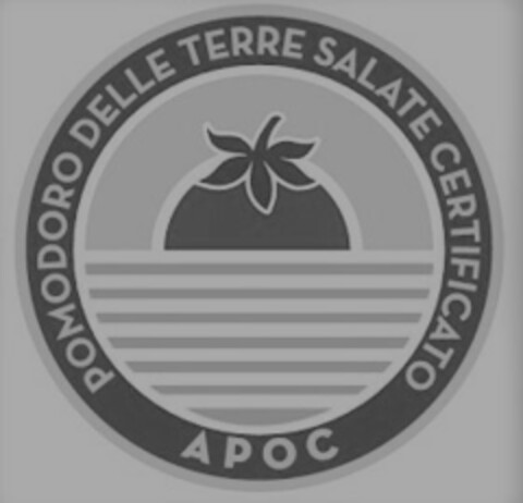 POMODORO DELLE TERRE SALATE CERTIFICATO APOC Logo (EUIPO, 04/07/2017)