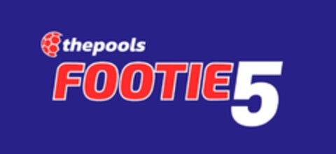 THE POOLS FOOTIE 5 Logo (EUIPO, 03.08.2018)