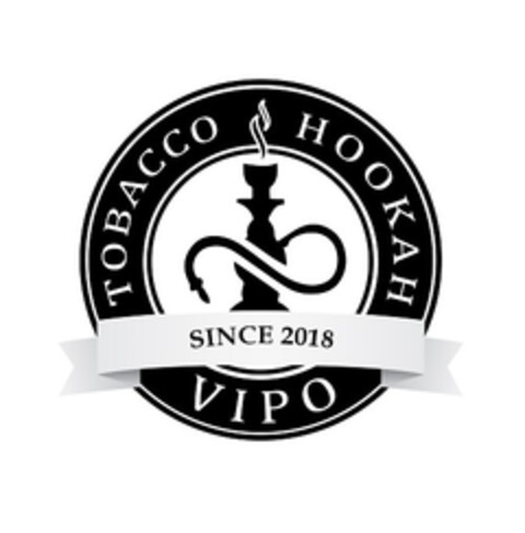 TOBACCO HOOKAH VIPO SINCE 2018 Logo (EUIPO, 27.09.2018)