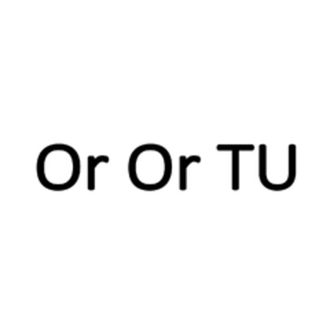 Or Or TU Logo (EUIPO, 01.07.2020)