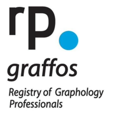 RP. GRAFFOS REGISTRY OF GRAPHOLOGY PROFESSIONALS Logo (EUIPO, 11/26/2020)