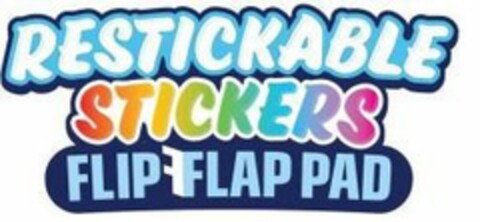 Restickable Stickers Flip Flap Pad Logo (EUIPO, 05/07/2021)