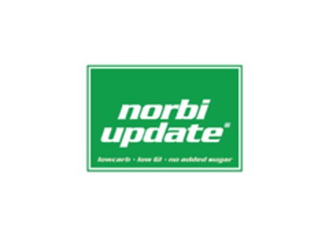 norbi update low carb low GI No added sugar Logo (EUIPO, 08/31/2021)