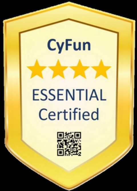 CyFun ESSENTIAL Certified Logo (EUIPO, 26.03.2024)