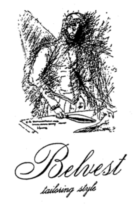 Belvest tailoring style Logo (EUIPO, 01.04.1996)