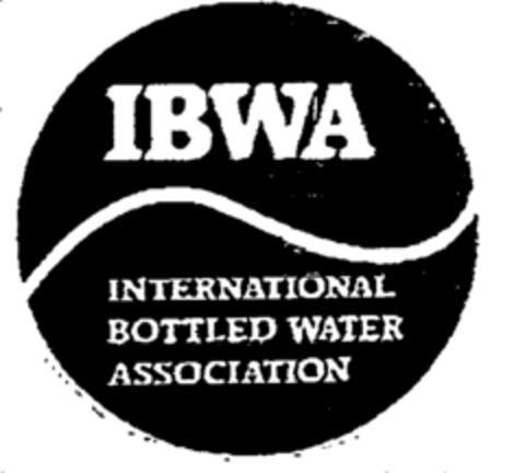 IBWA INTERNATIONAL BOTTLED WATER ASSOCIATION Logo (EUIPO, 23.12.1996)