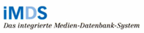 iMDS Das integrierte Medien-Datenbank-System Logo (EUIPO, 11.11.1998)