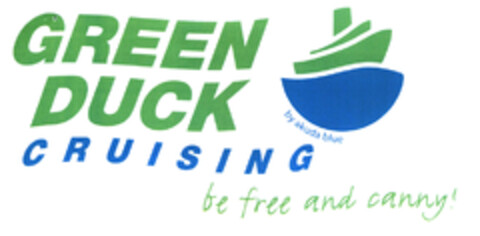 GREEN DUCK CRUISING be free and canny! Logo (EUIPO, 18.11.2003)