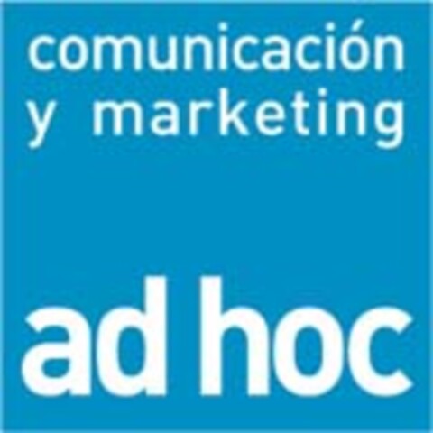 comunicación y marketing ad hoc Logo (EUIPO, 11/13/2006)