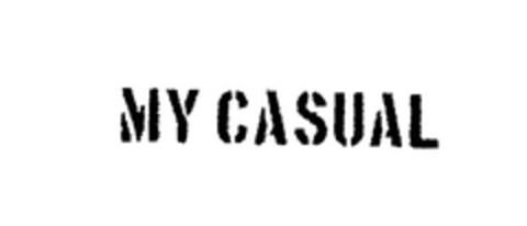 MY CASUAL Logo (EUIPO, 09/12/2007)