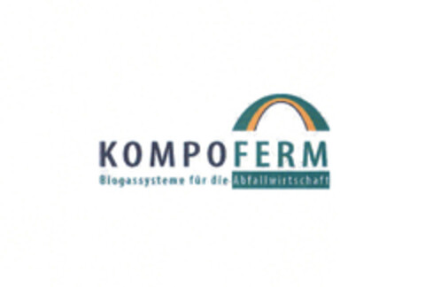 KOMPOFERM Biogassysteme für die Abfallwirtschaft Logo (EUIPO, 20.12.2007)
