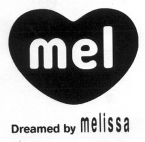 mel Dreamed by Melissa Logo (EUIPO, 12.08.2010)
