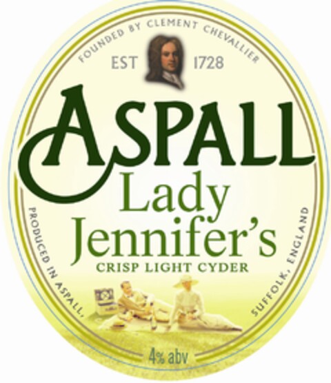 ASPALL LADY JENNIFER'S Logo (EUIPO, 06.06.2011)