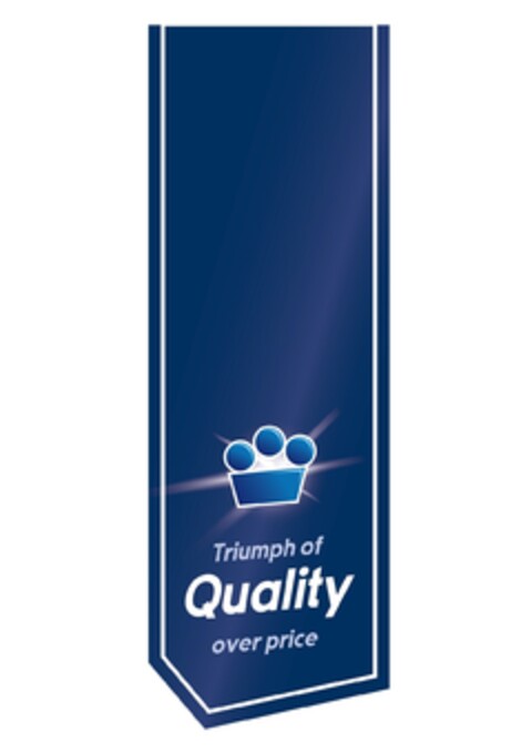 Triumph of Quality over price Logo (EUIPO, 10/31/2013)