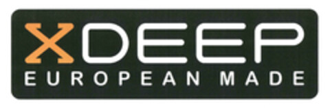 XDEEP EUROPEAN MADE Logo (EUIPO, 12/10/2013)