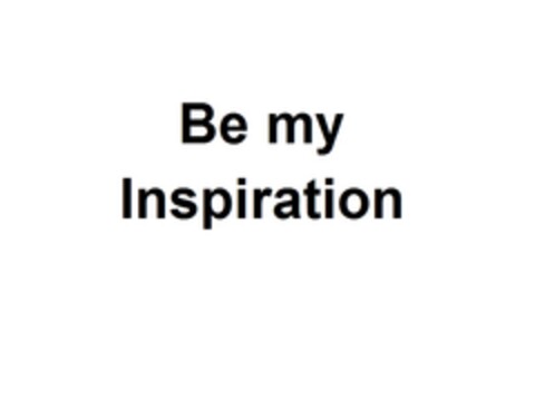 Be my Inspiration Logo (EUIPO, 01.08.2014)