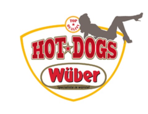 HOT DOGS WÜBER TOP QUALITY Specialista in würstel Logo (EUIPO, 30.09.2014)