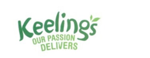 Keelings OUR PASSION DELIVERS Logo (EUIPO, 10.08.2015)