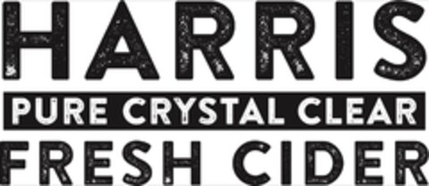 HARRIS PURE CRYSTAL CLEAR FRESH CIDER Logo (EUIPO, 26.08.2016)