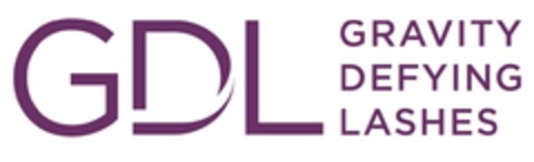 GDL GRAVITY DEFYING LASHES Logo (EUIPO, 27.09.2017)