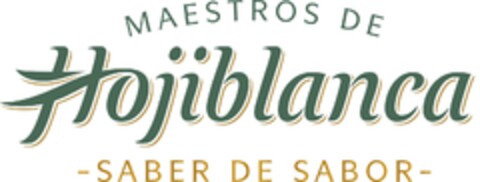 MAESTROS DE HOJIBLANCA - SABER DE SABOR - Logo (EUIPO, 03/12/2019)