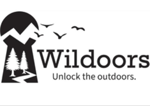 Wildoors Unlock the outdoors . Logo (EUIPO, 10/05/2023)