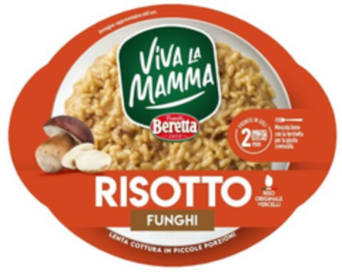 VIVA LA MAMMA Fratelli Beretta 1812 RISOTTO FUNGHI Logo (EUIPO, 10/12/2023)