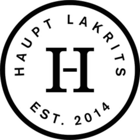 HAUPT LAKRITS H EST. 2014 Logo (EUIPO, 02.02.2024)