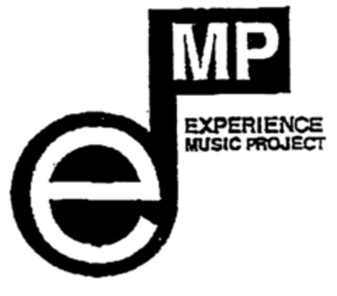 e MP EXPERIENCE MUSIC PROJECT Logo (EUIPO, 01.04.1996)