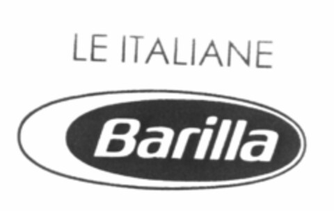 LE ITALIANE Barilla Logo (EUIPO, 14.07.1997)