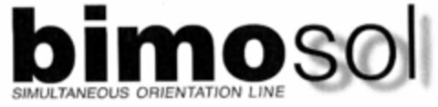 bimosol SIMULTANEOUS ORIENTATION LINE Logo (EUIPO, 10/08/1999)