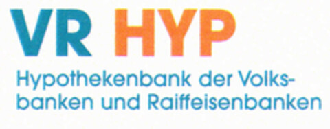 VR HYP Hypothekenbank der Volksbanken und Raiffeisenbanken Logo (EUIPO, 18.08.2000)