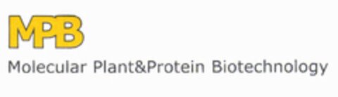 MPB Molecular Plant&Protein Biotechnology Logo (EUIPO, 18.09.2000)