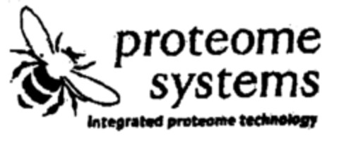 proteome systems integrated proteome technology Logo (EUIPO, 01/11/2001)