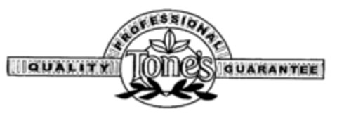 QUALITY PROFESSIONAL Tone's GUARANTEE Logo (EUIPO, 06/20/2002)