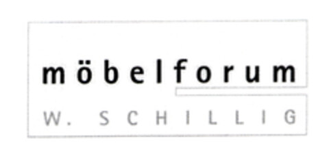 möbelforum W. SCHILLIG Logo (EUIPO, 07.11.2003)