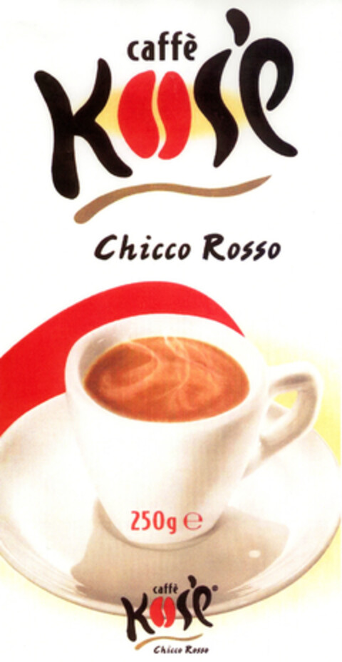 caffè Kosè Chicco Rosso Logo (EUIPO, 23.09.2004)