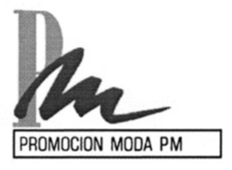 Pm PROMOCION MODA PM Logo (EUIPO, 09/26/2005)