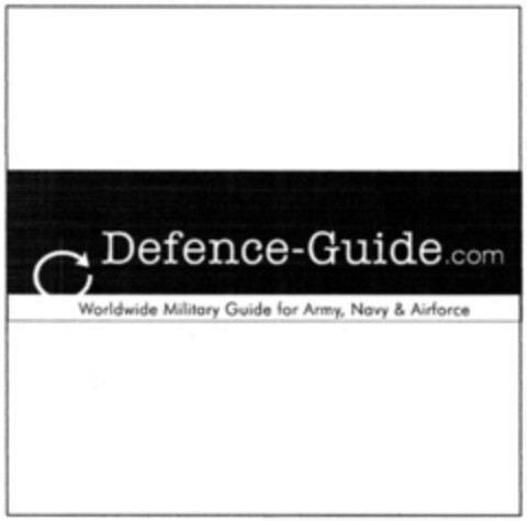 Defence-Guide.com Worldwide Military Guide for Army, Navy & Airforce Logo (EUIPO, 22.12.2005)