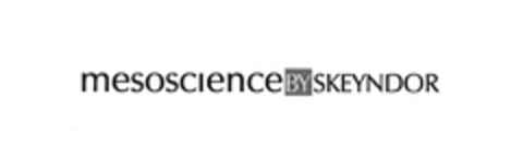 mesoscienceBYSKEYNDOR Logo (EUIPO, 17.01.2007)