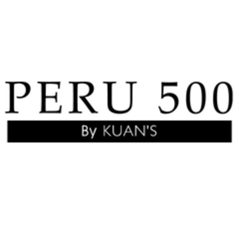 PERU 500 By KUAN'S Logo (EUIPO, 24.07.2007)